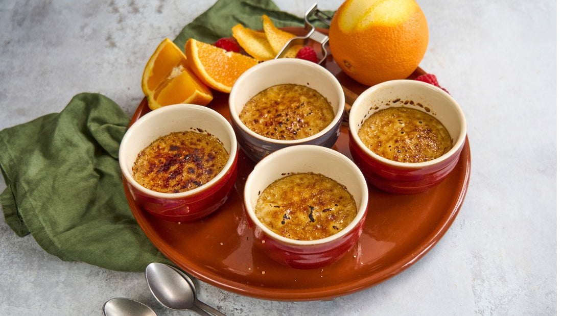 Crema Catalana in a Pizza Oven