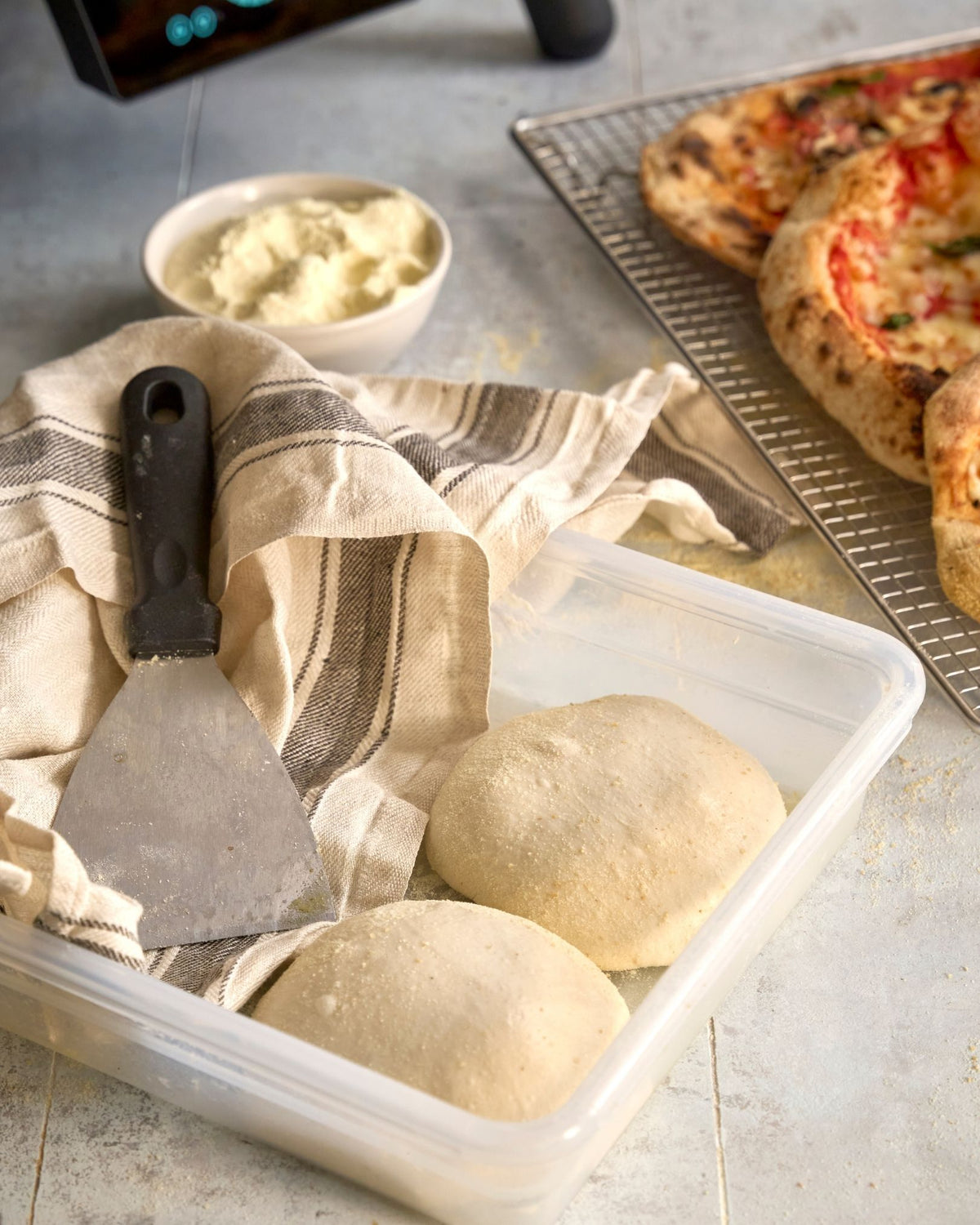 Kalljäst pizzadeg