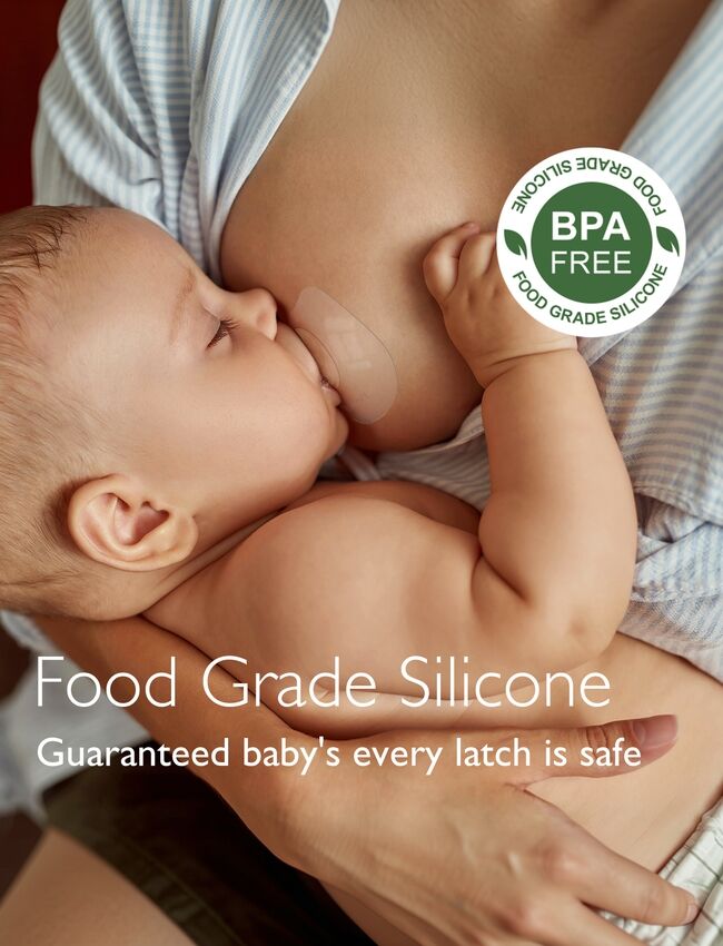 Momcozy Silicone 24mm Nipple Shield Pink