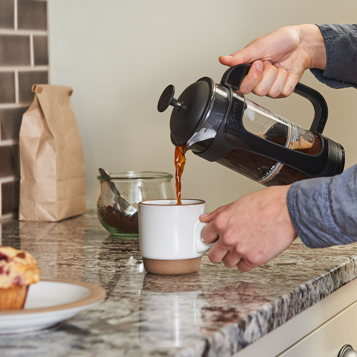 Espro P3 1418C-BK presskanne i glass