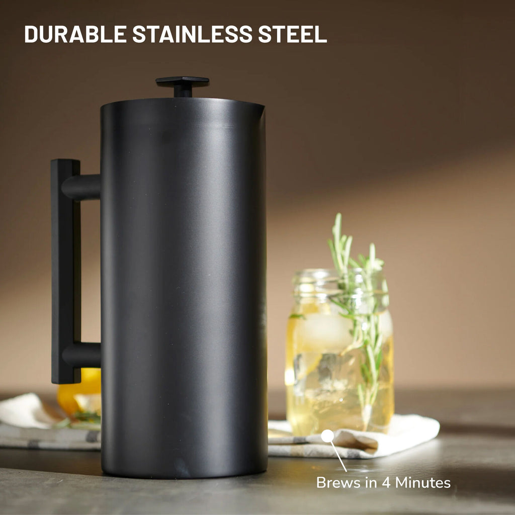 Espro P6 2132C2-19BK French press coffee maker Black steel