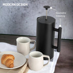 Espro P6 2132C2-19BK French press coffee maker Black steel