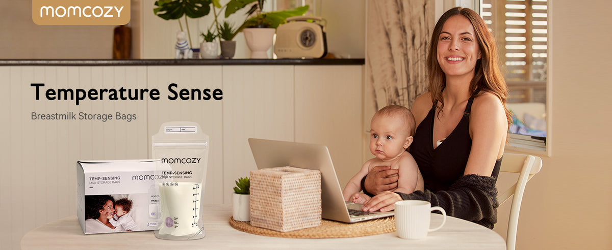 Momcozy 120 stk engangsposer for morsmelk