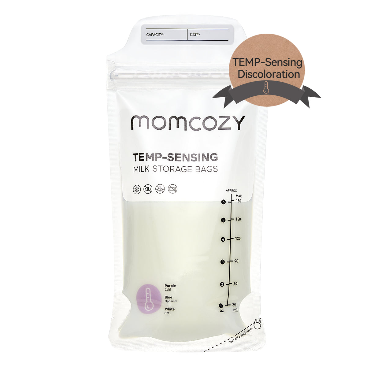 Momcozy 120 stk engangsposer for morsmelk