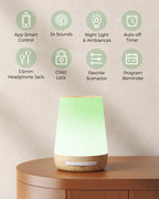Momcozy Smart App Fjernbetjent Baby Lydmaskine