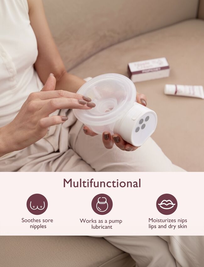 Momcozy 100 % luonnollinen vegaaninen lanoliiniton nännivoide