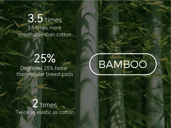 Momcozy Bambufiber Engångs - 80 stycken Amningsinlägg