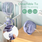 Momcozy Portable Fan Purple