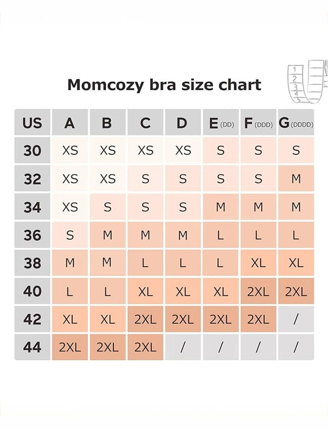 Momcozy YN08 XL Handsfree Pumpnings-BH Grå