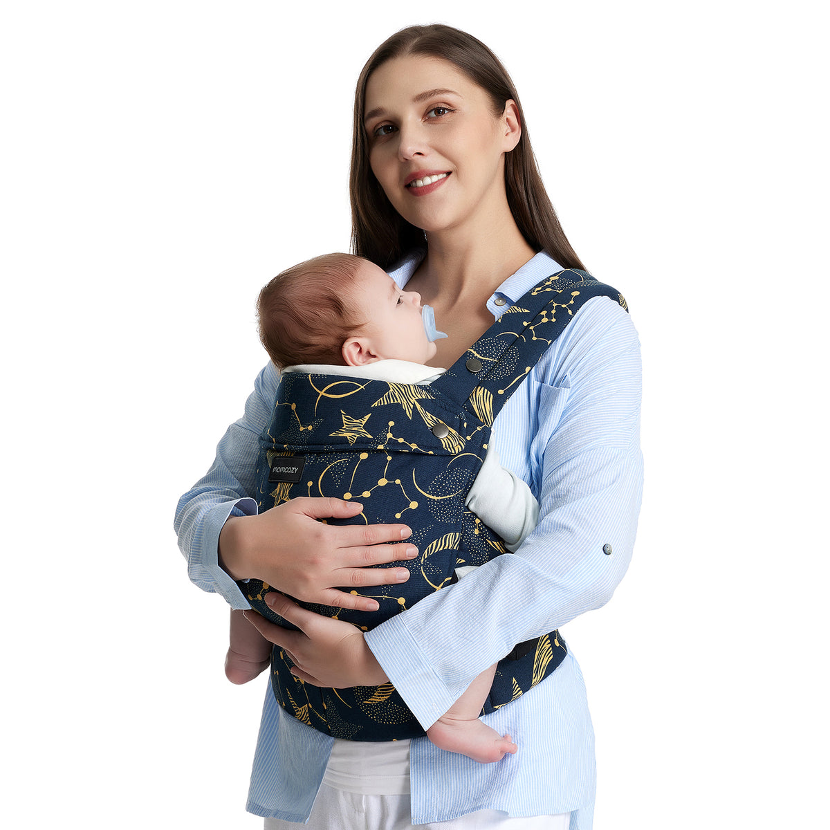Momcozy PureHug Cotton Mjuk Strukturerad Bärsele Starry Night