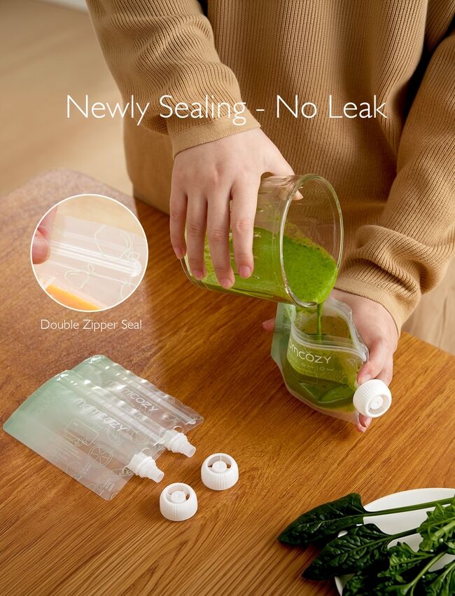 Momcozy 150ML 10PCS Pouches Baby Food Maker