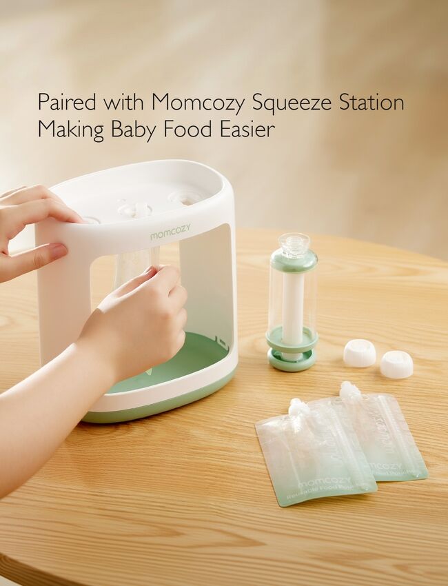 Momcozy 150ML 10PCS Pouches Baby Food Maker