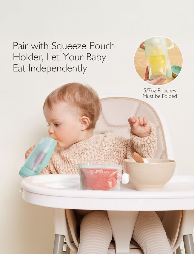 Momcozy 150ML 10PCS Pouches Baby Food Maker