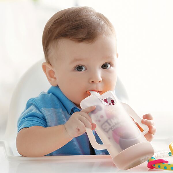 Momcozy Squeeze Proof Holder Babymatmaskin Rosa