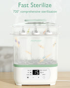 Momcozy 8-i-1 Elektrisk Damp Babyflaske Vasker