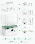 Momcozy 8-i-1 Elektrisk Damp Babyflaske Vasker