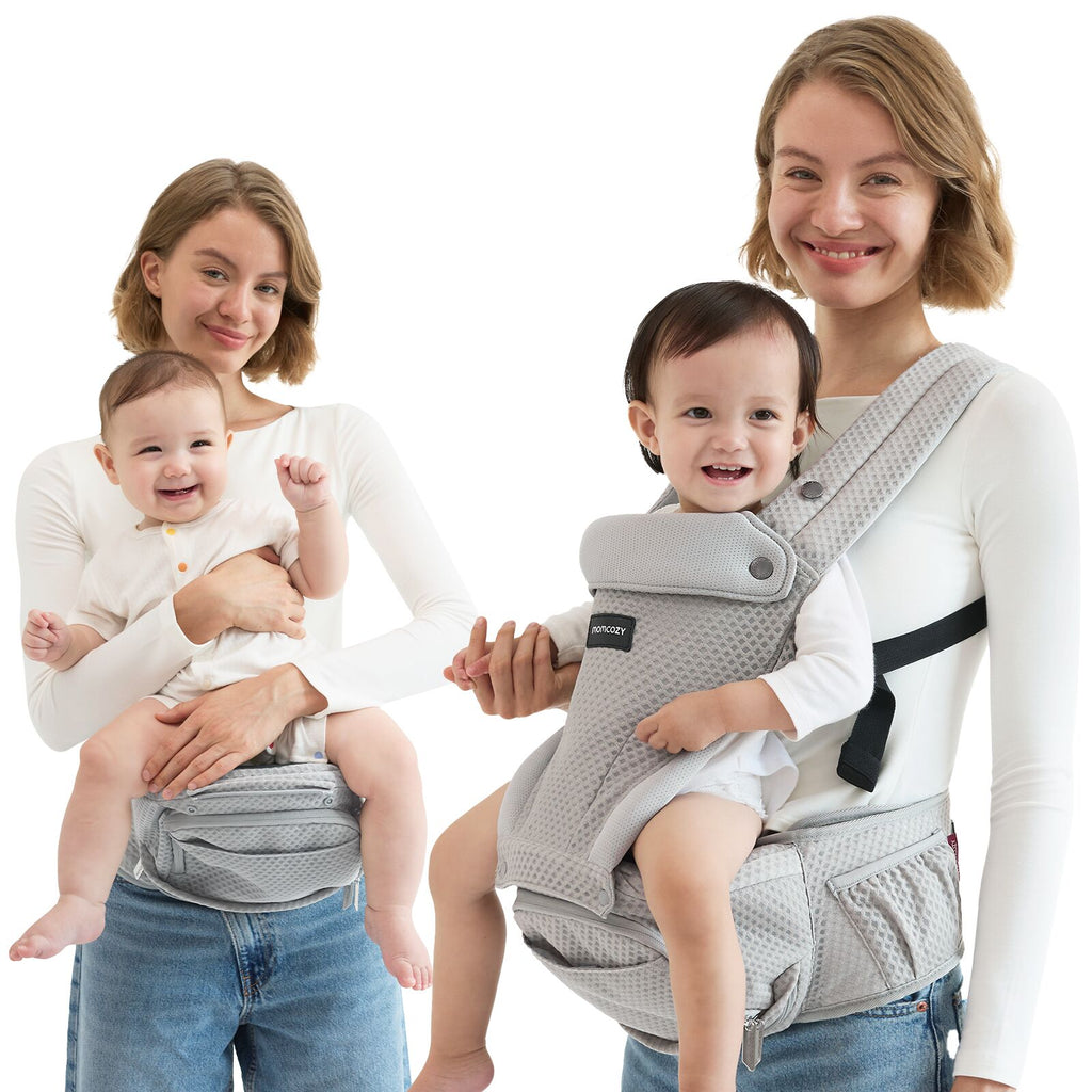Momcozy Bärsele Air Mesh Höftsele Grå