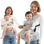 Momcozy Bärsele Air Mesh Höftsele Grå