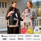 Momcozy Bärsele Air Mesh Höftsele Grå