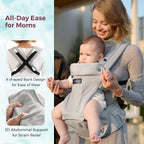 Momcozy Bärsele Air Mesh Höftsele Grå