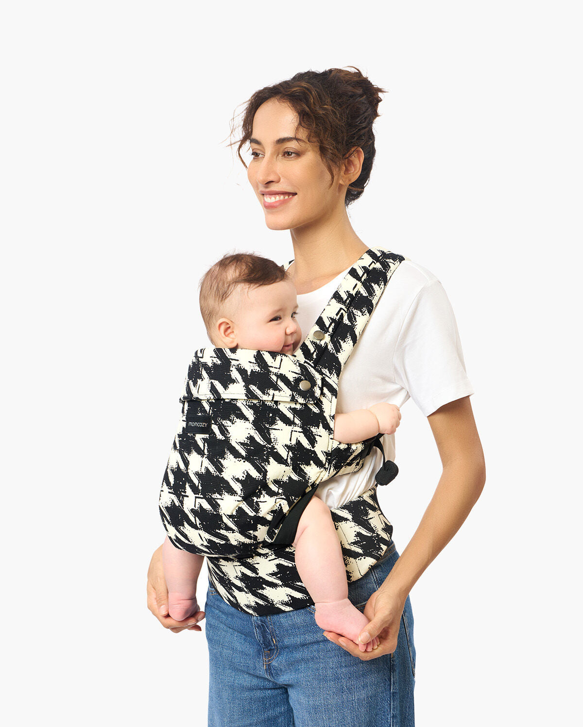 Momcozy PureHug Bomull Mjuk Strukturerad Bärsele Houndstooth