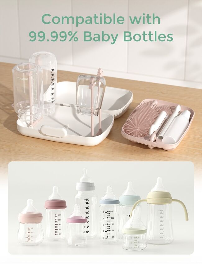 Momcozy 7-i-1 Babysett Rosa