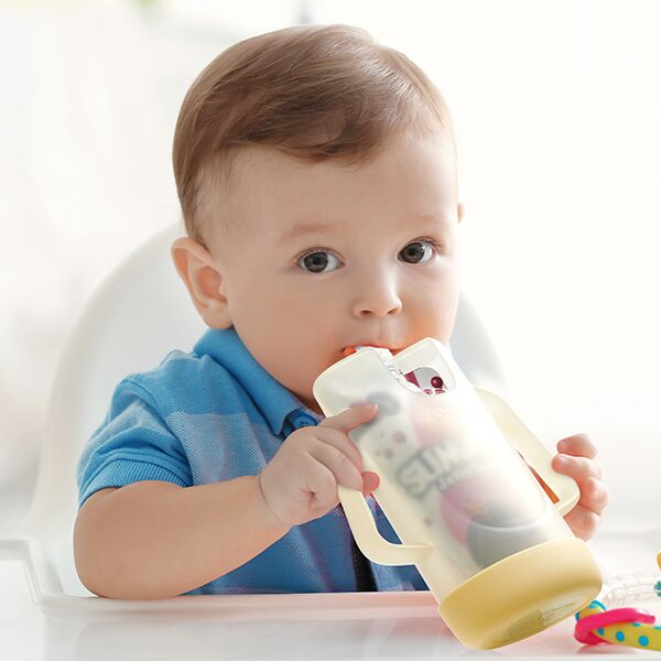 Momcozy Squeeze Proof Holder Babymatlagingsmaskin Gul