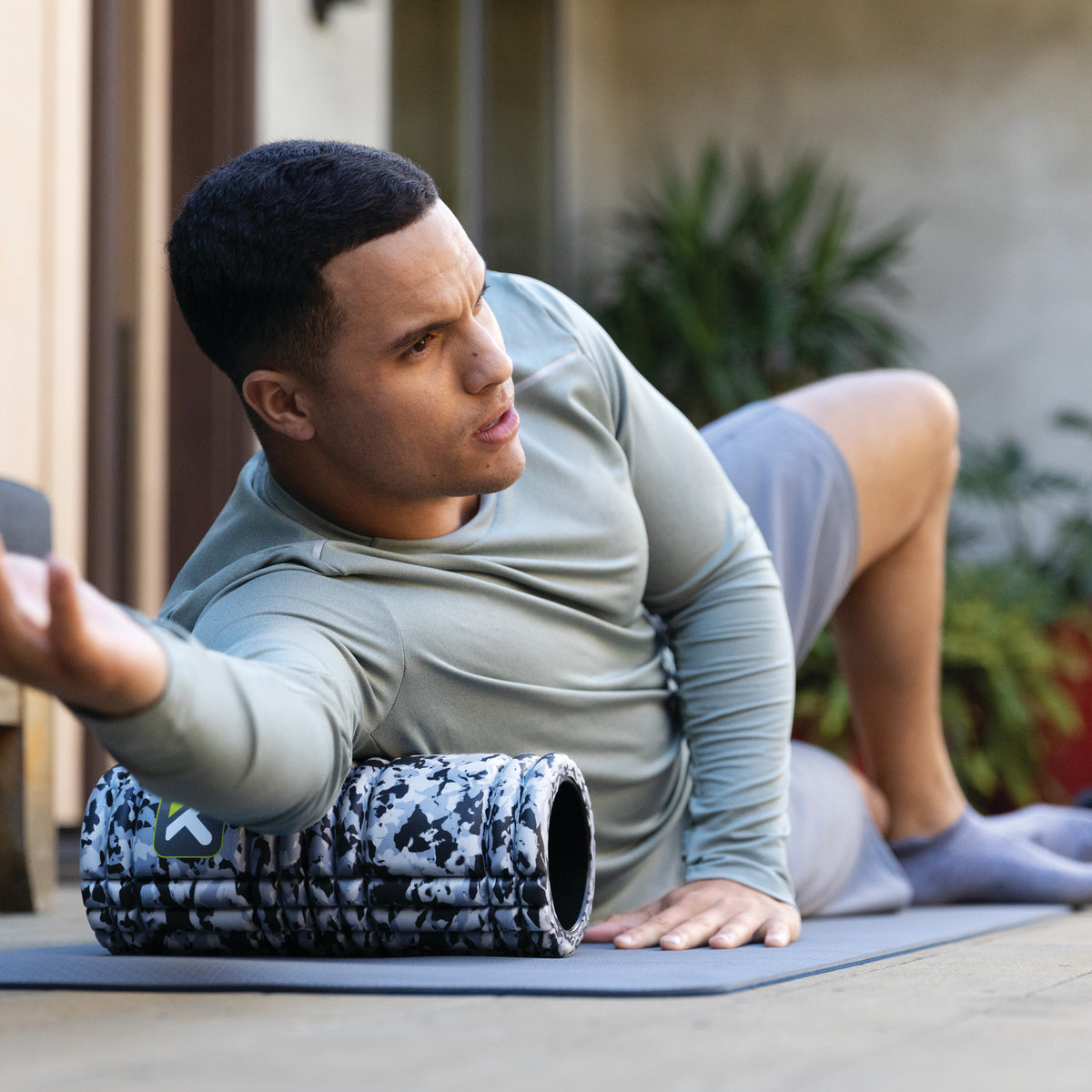 Trigger Point Therapy GRID 1.0 Foamroller Grey Camo