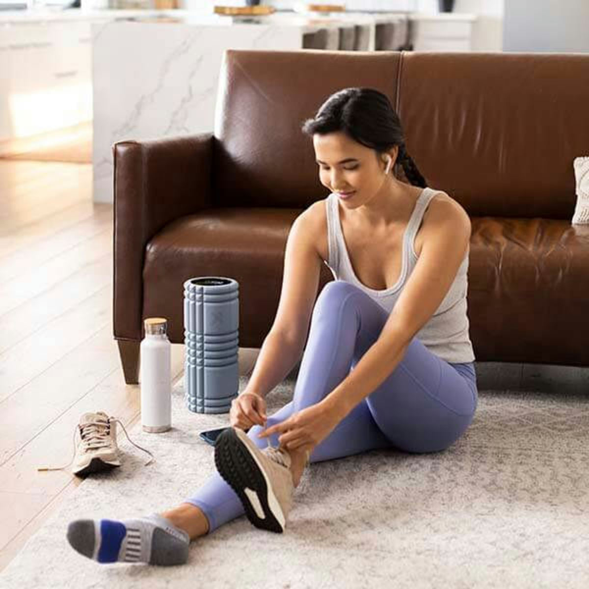 Trigger Point Therapy GRID Recycled Foamroller Grey