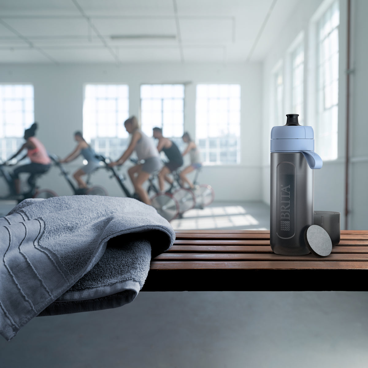 Brita Active Vattenflaska Ljusblå