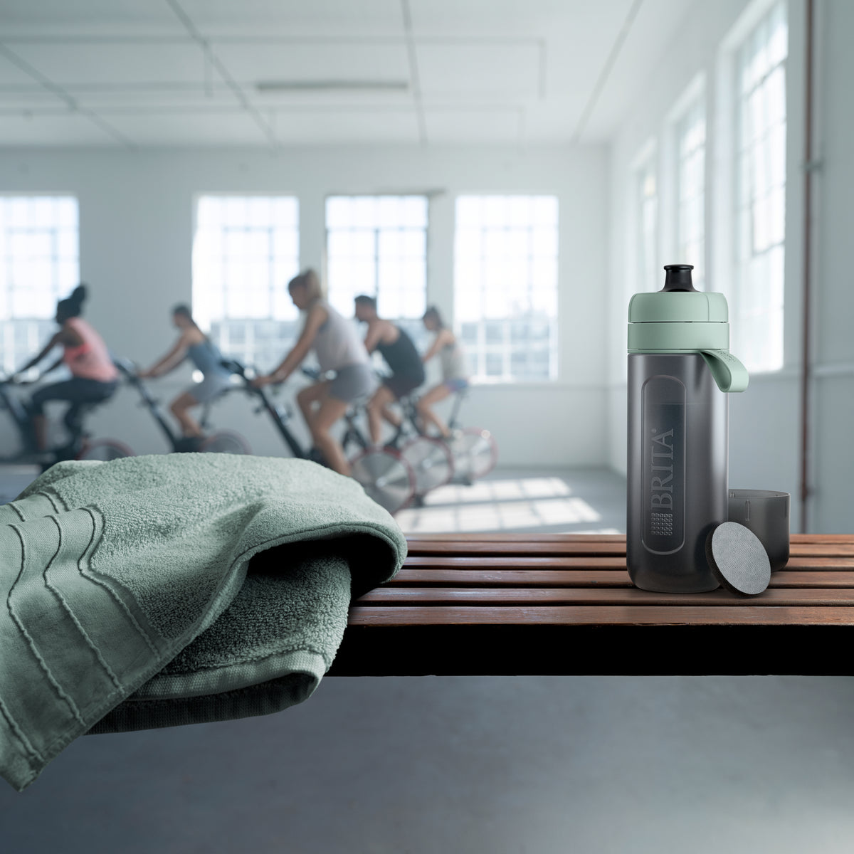 Brita Active Vattenflaska Ljusgrön