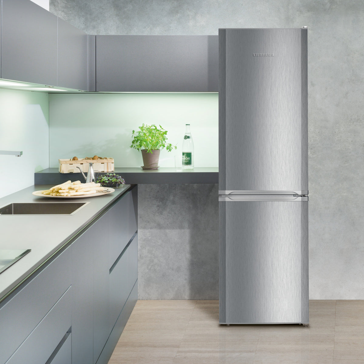 Liebherr CUele 3331-26 001 Kyl-frys Rostfritt stål-look