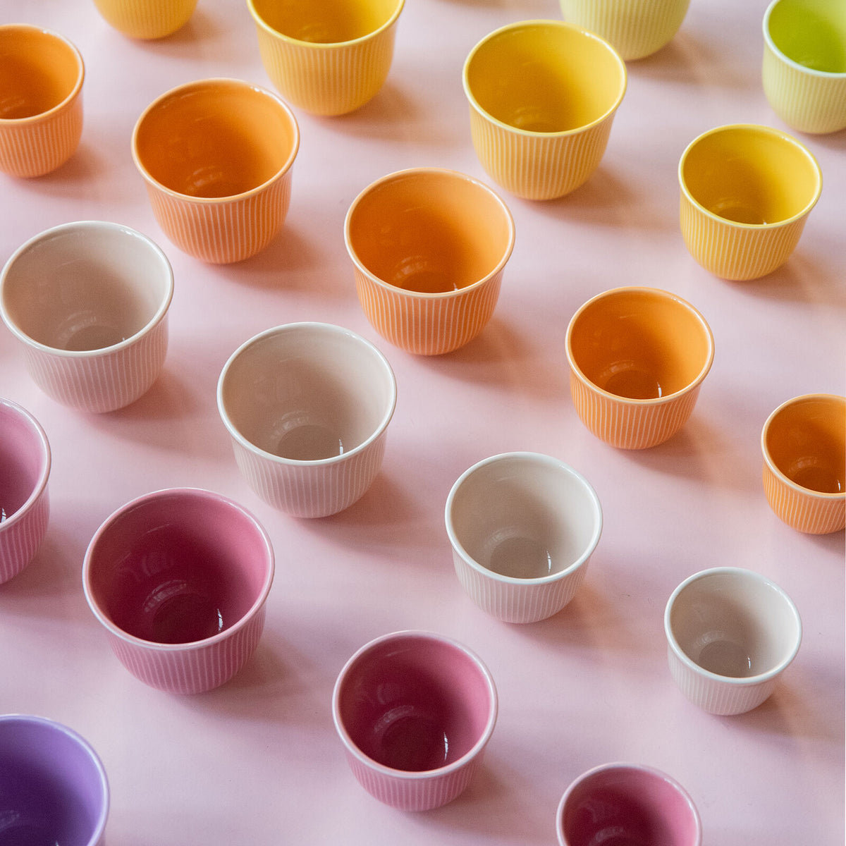 Loveramics 250ml Embossed Cup Yellow