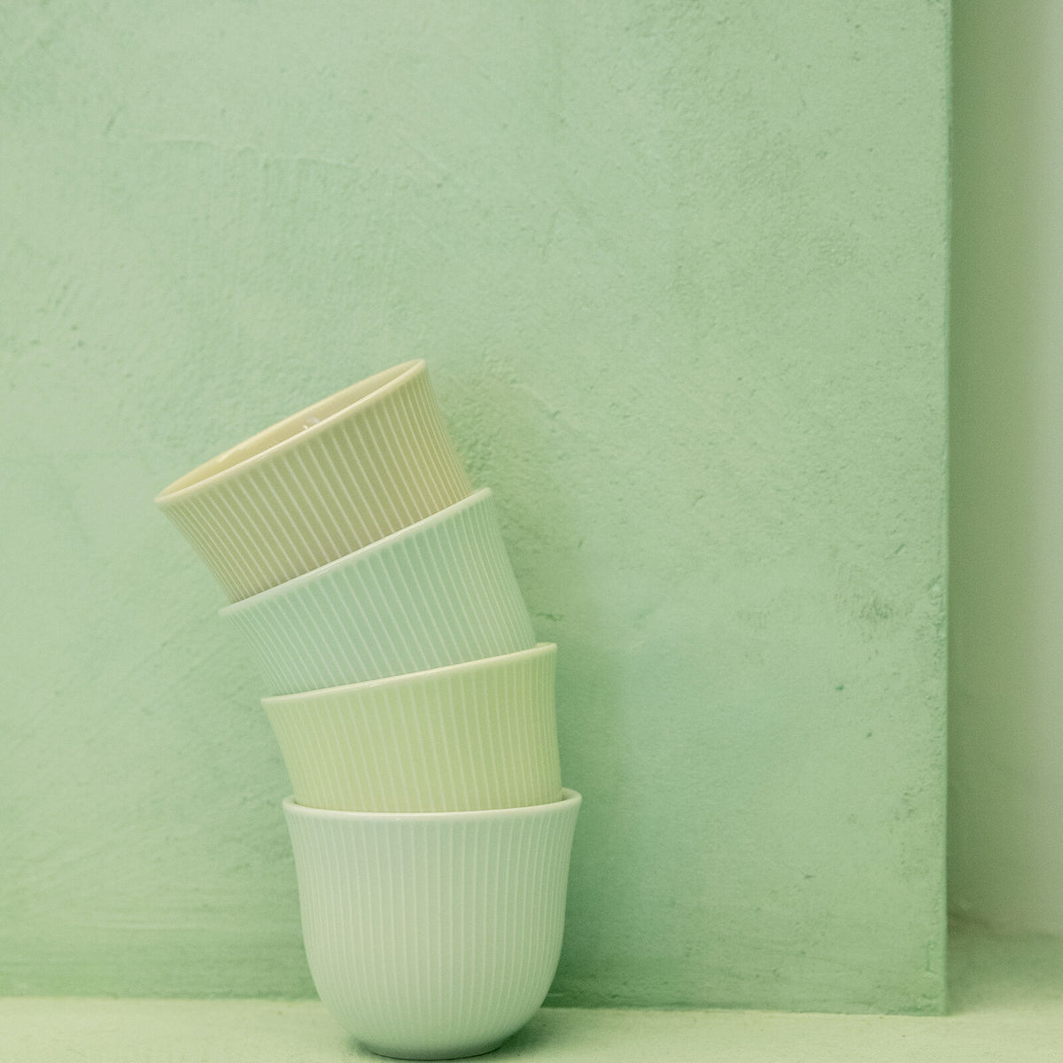 Loveramics 150ml Embossed Cup Green