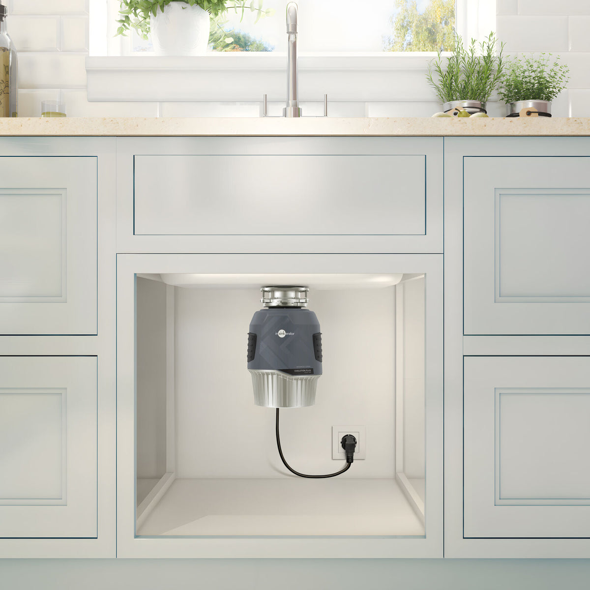 Insinkerator EvolutionPlus E1000 SR Waste disposal Grey