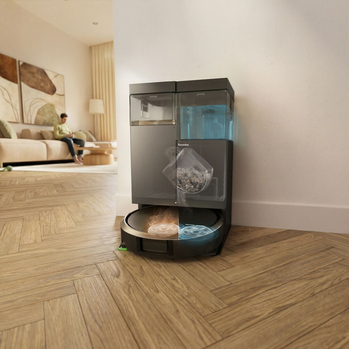 iRobot Roomba Combo Plus 415 Robotti-imuri Musta