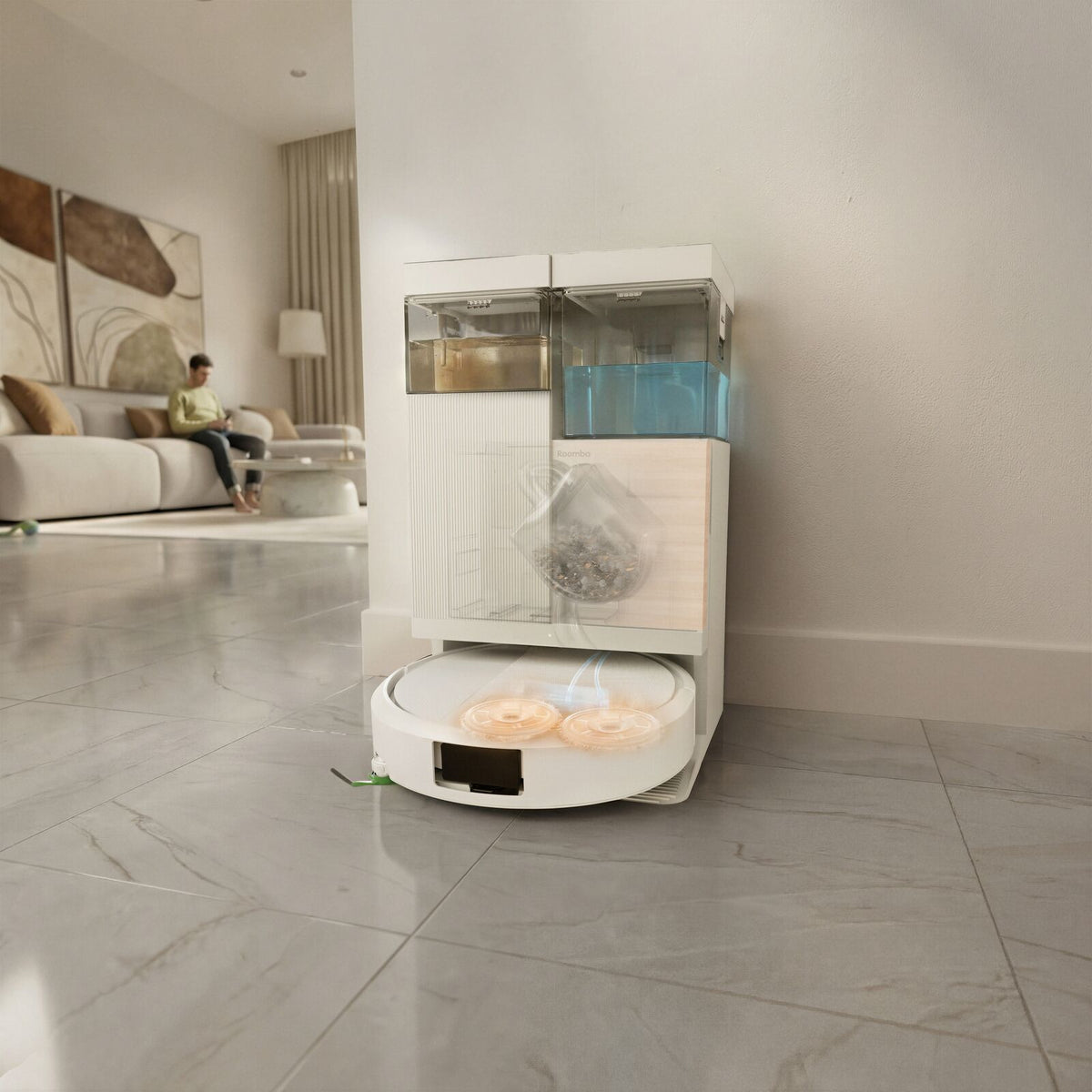 iRobot Roomba Combo Plus 575 Robottipölynimuri Valkoinen