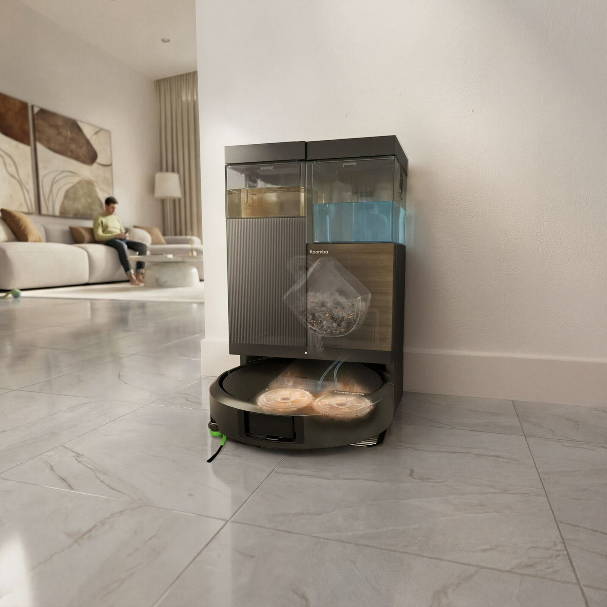 iRobot Roomba Combo Plus 575 Robotti-imuri Musta
