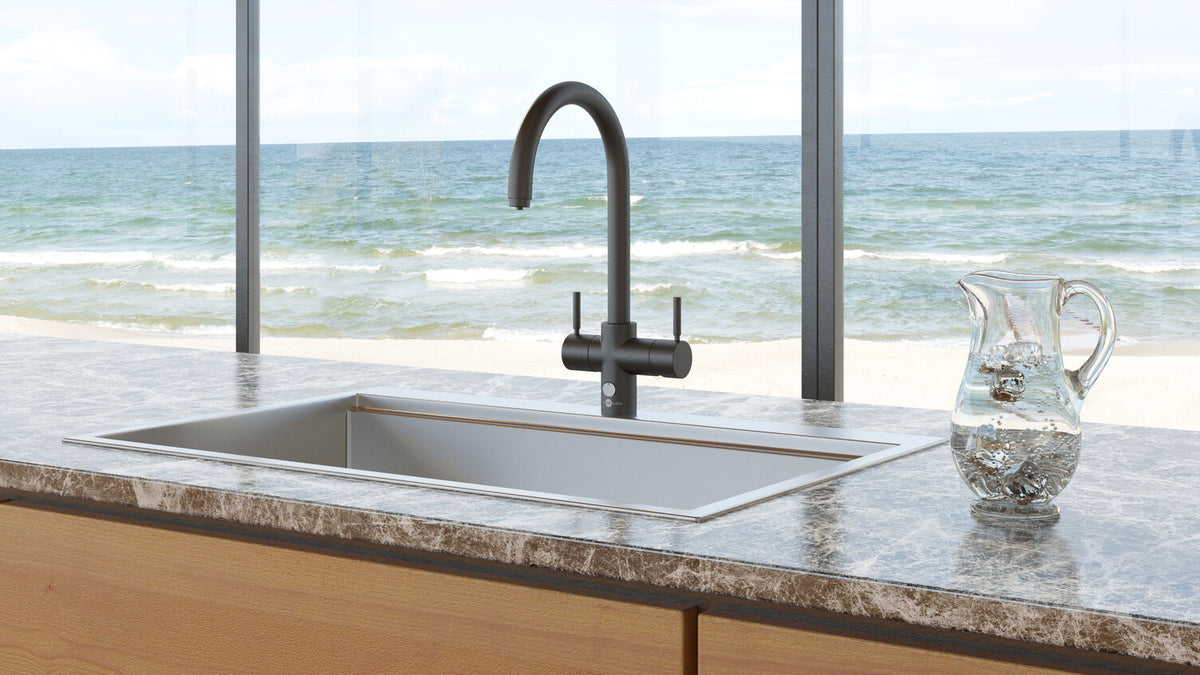 Insinkerator 3N1 Tap - J Shape Tap Black