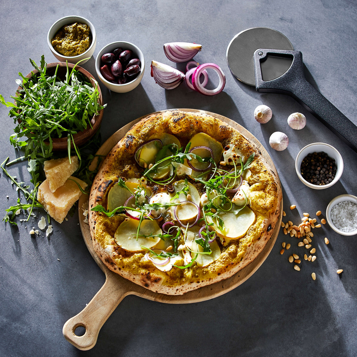 Witt Pizzaleikkuri Pyörä Ruostumaton Teräs