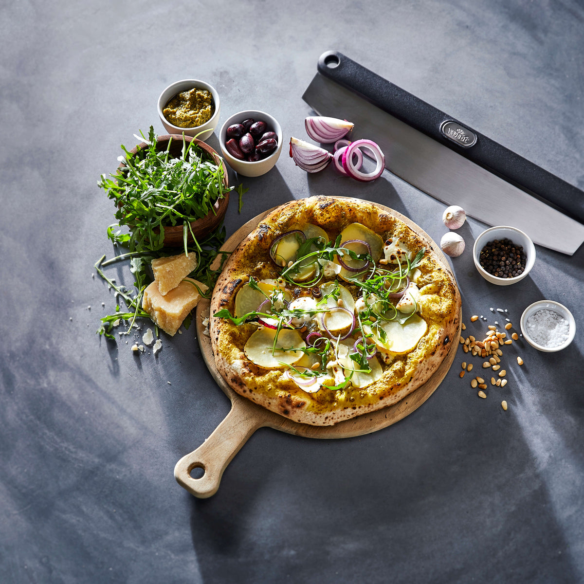 Witt Pizzaleikkuri Keinuterä Ruostumaton Teräs