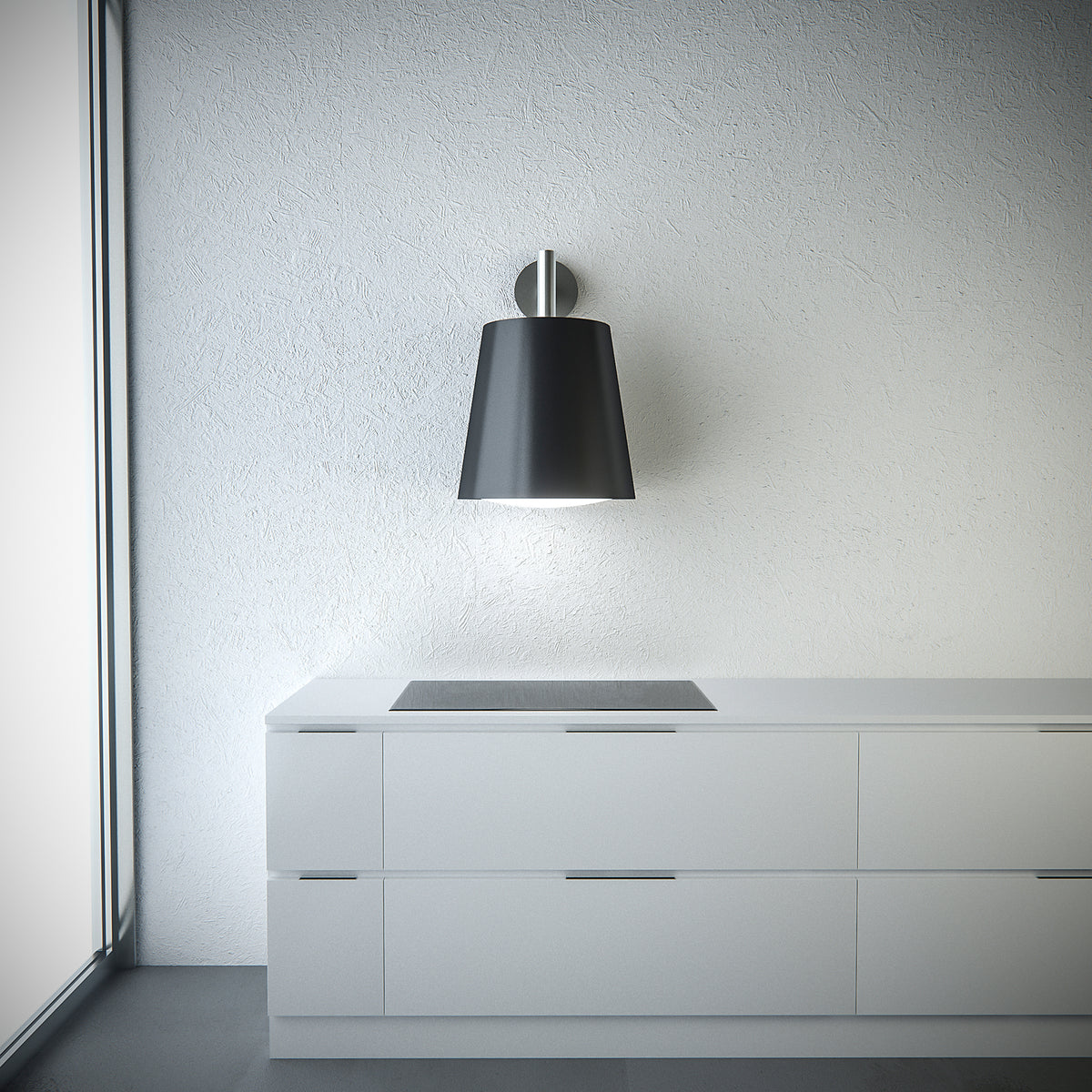 Witt Architect Matt Sort-3 Vegghengt hette Matt Sort