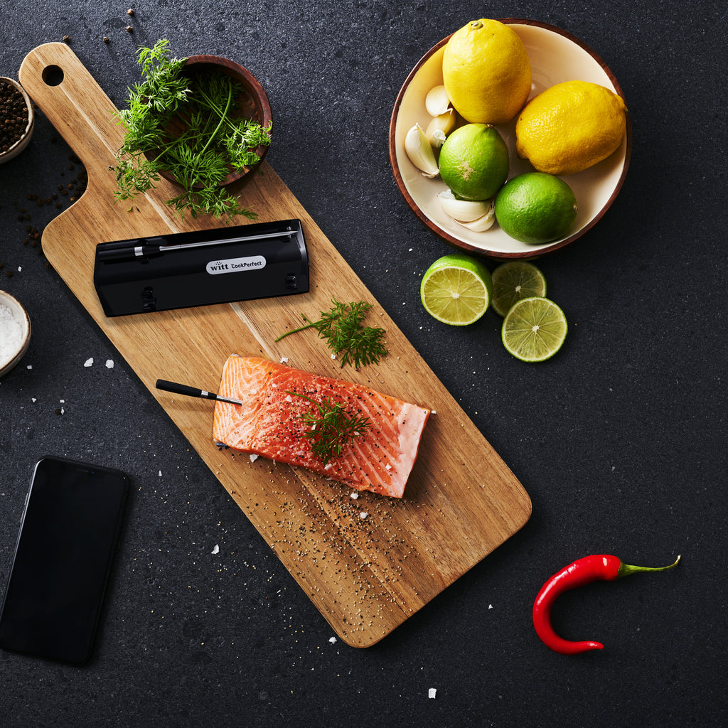 Witt CookPerfect Wireless Dual Paistolämpömittari Musta
