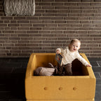 By KlipKlap Play Fold Square Mustard w. Mustard