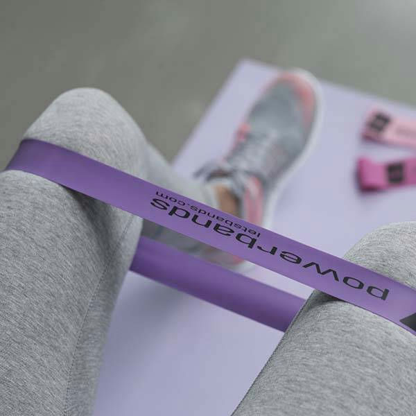 Let's Bands Powerband Mini Heavy, 10 kpl Mini band Violetti