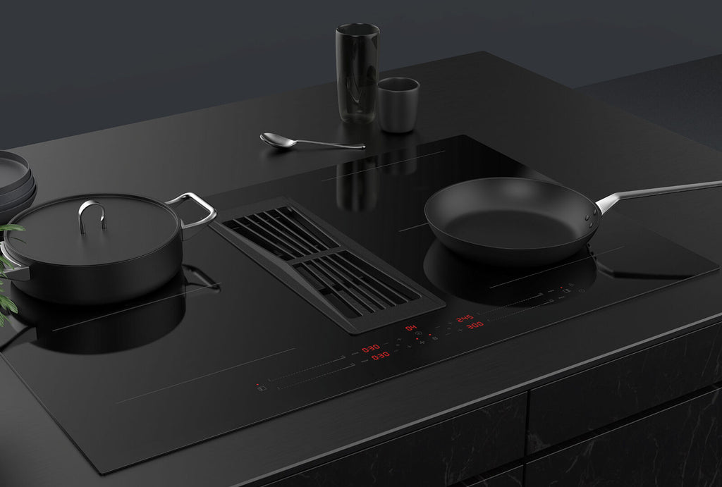 Witt Classic Heat 80 R Hood in hob Black