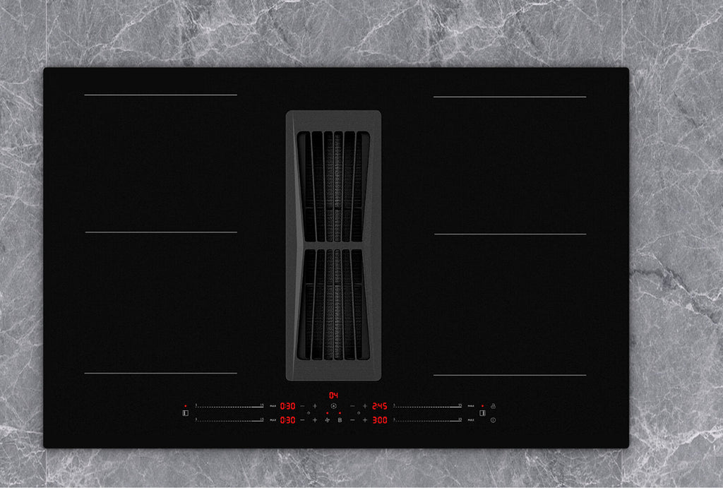 Witt Classic Heat 80 R Hood in hob Black