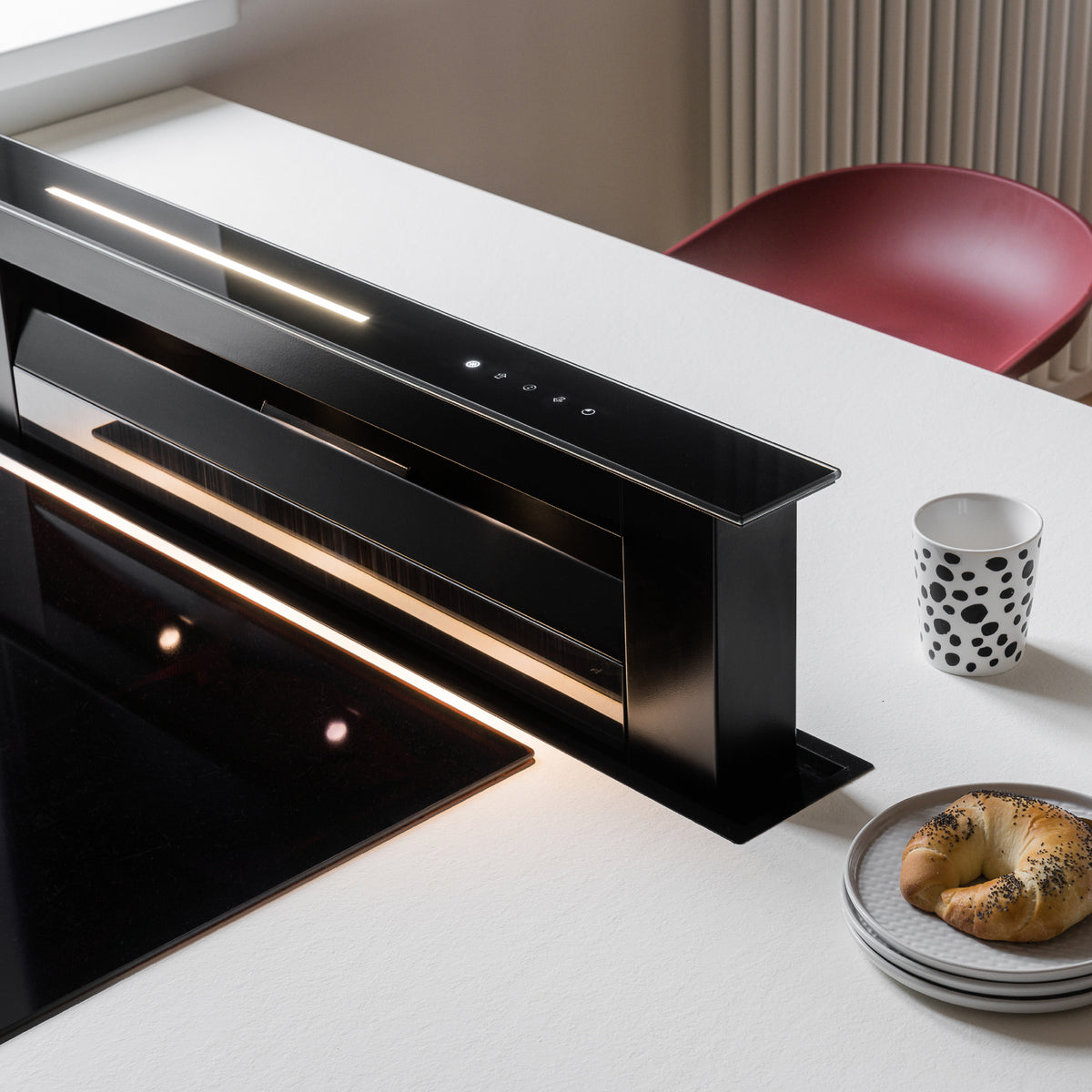 Witt Flash 90 B Downdraft hette Svart
