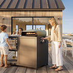 Witt Piccolo Rotante 16in DE Pizza oven Green
