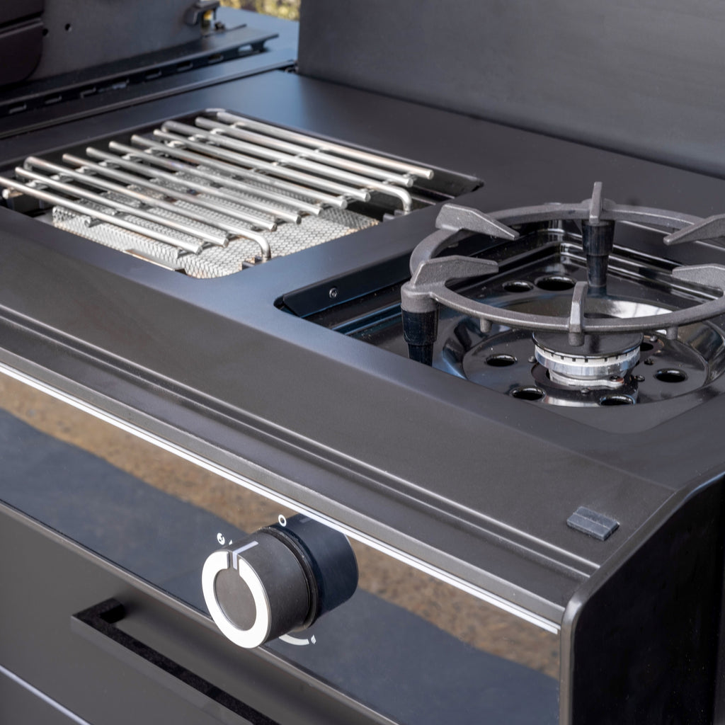 Outdoorchef Keittiönlämmitin X-415/245 30MB graniitti BBQ-moduuli Musta